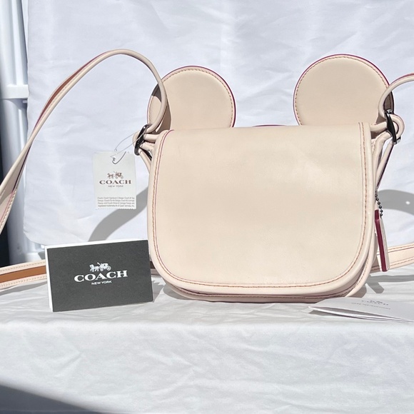 Coach x Disney Patricia Saddle Bag Mickey Ears - Picture 2 of 7